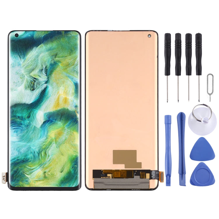 Schermo LCD originale in materiale AMOLED e digitalizzatore assemblaggio completo per OPPO Find X2 / Find X2 Pro, For OPPO Find X2 (AMOLED)