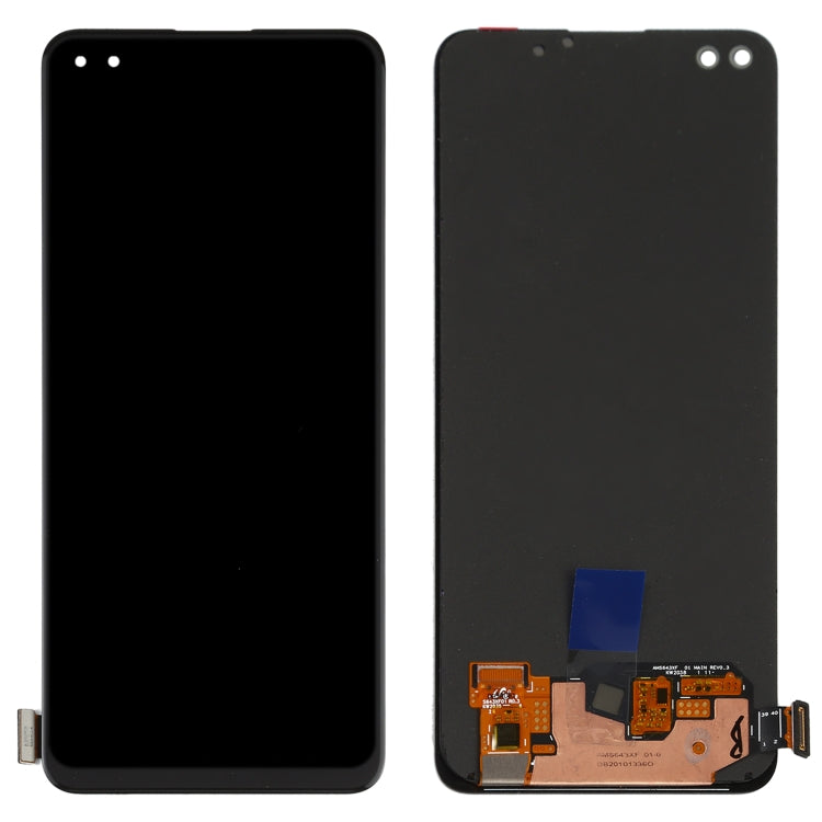 Original AMOLED LCD Screen and Digitizer Full Assembly for OPPO Reno4, For OPPO Reno4 4G(AMOLED)