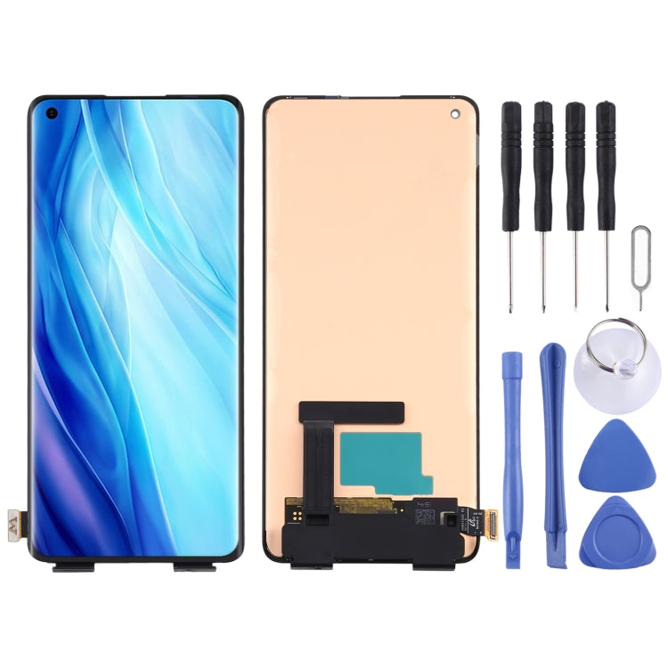 Schermo LCD originale in materiale AMOLED e digitalizzatore assemblaggio completo per OPPO Reno4 Pro / Reno 3 Pro, For OPPO Reno4 Pro(AMOLED Material)