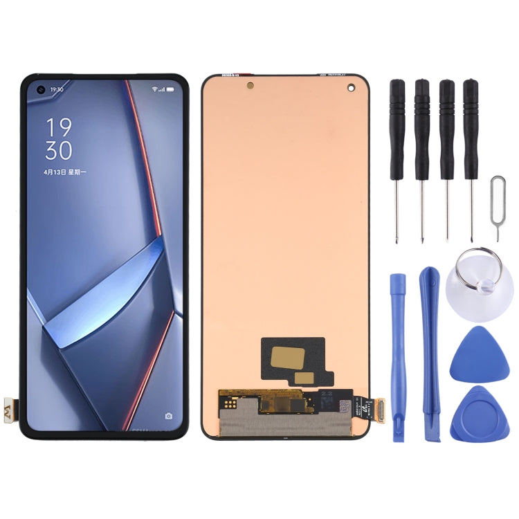 Schermo LCD originale in materiale AMOLED e digitalizzatore assemblaggio completo per OPPO Ace2, For OPPO Ace2(AMOLED)