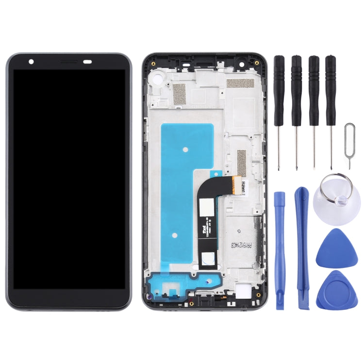 LCD Screen and Digitizer Full Assembly with Frame for LG K30 (2019) LM-X320EMW LMX320EMW, For LG K30 (2019)