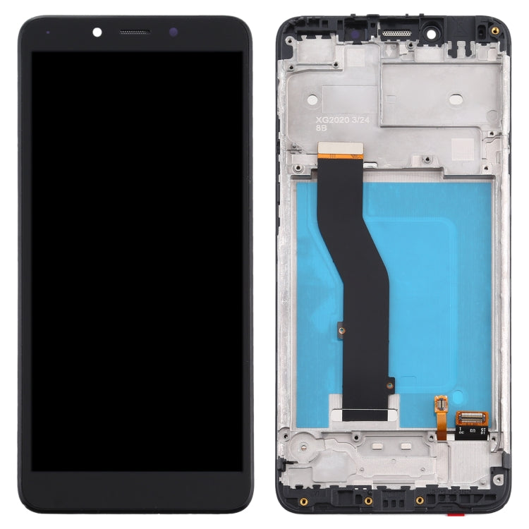 LCD Screen and Digitizer Full Assembly with Frame for LG K20 (2019) LM-X120EMW LMX120EMW LM-X120, For LG K20 (2019)