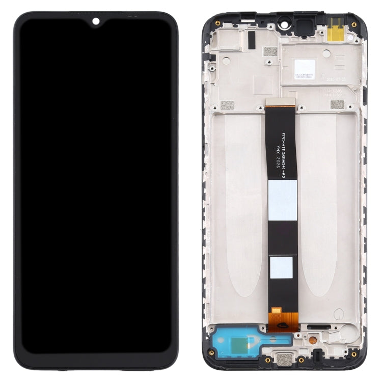 Schermo LCD e digitalizzatore assemblaggio completo con cornice per Xiaomi Redmi 9A / Redmi 9C / Redmi 9C NFC / Redmi 9AT / Redmi 9i / Redmi 9 Activ / Poco C31 / Redmi 10A, For Xiaomi Redmi 9A