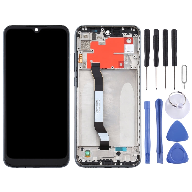 Schermo LCD e digitalizzatore assemblaggio completo con cornice per Xiaomi Redmi Note 8T, For Xiaomi Redmi Note 8T, For Xiaomi Redmi Note 8T(Silver)