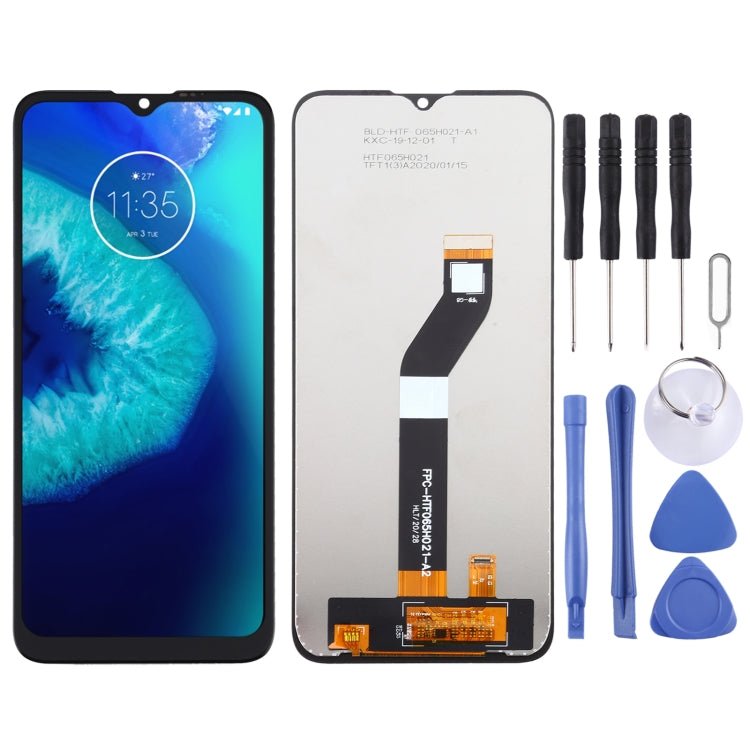 LCD Screen and Digitizer Full Assembly for Motorola Moto G8 Power Lite, For Moto G8 Power Lite