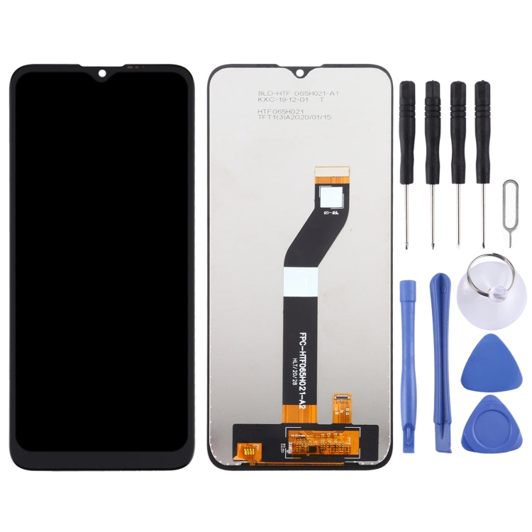 LCD Screen and Digitizer Full Assembly for Motorola Moto G8 Power Lite, For Moto G8 Power Lite