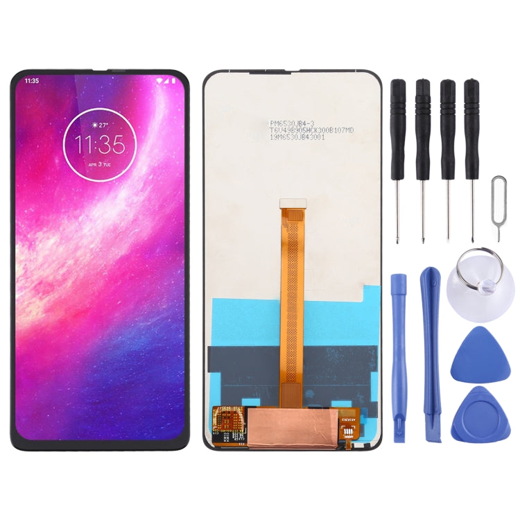 LCD Screen and Digitizer Full Assembly for Motorola One Hyper, For One Hyper