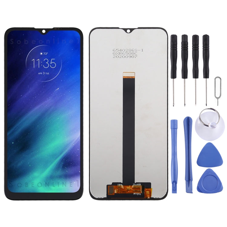 LCD Screen and Digitizer Full Assembly for Motorola One Fusion, For One Fusion