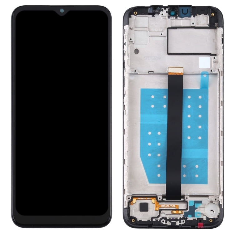 LCD Screen and Digitizer Full Assembly with Frame for Motorola One Fusion, For One Fusion