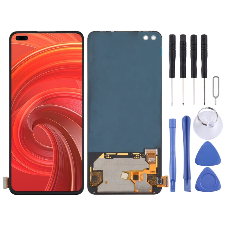 Schermo LCD e digitalizzatore in materiale Super AMOLED originale assemblaggio completo per OPPO Realme X50 Pro 5G, For Realme X50 Pro 5G