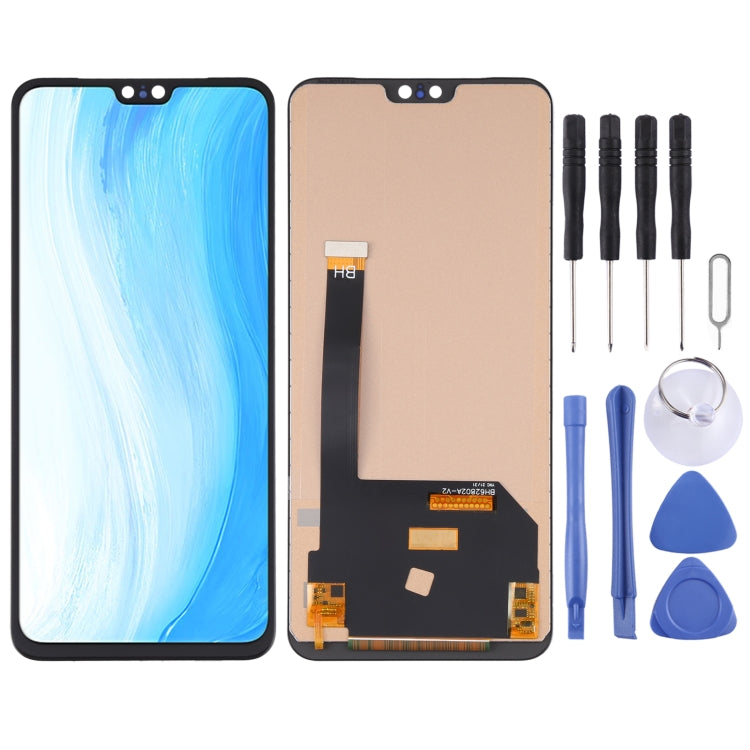 Schermo LCD in materiale TFT e digitalizzatore assemblaggio completo (non supporta l'identificazione delle impronte digitali) per Vivo S7 5G V2020A, For Vivo S7 5G V2020A