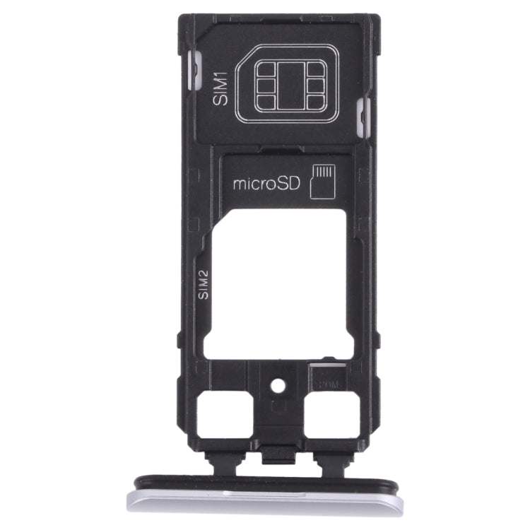 SIM Card Tray + SIM Card Tray/Micro SD Card Tray for Sony Xperia 1 / Xperia XZ4, For Sony Xperia 1 / Xperia XZ4 (Dual Card)