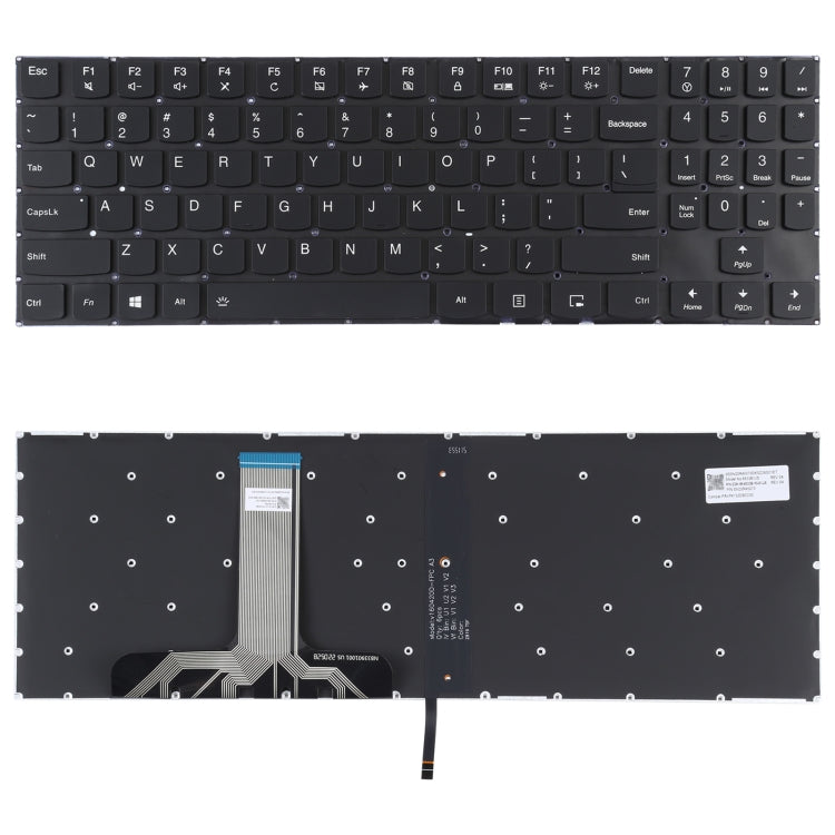 UK Version Backlit Keyboard for Lenovo Legion Y520 Y520-15IKB R720 Y720 Y720-15IKB, For Lenovo Legion Y520