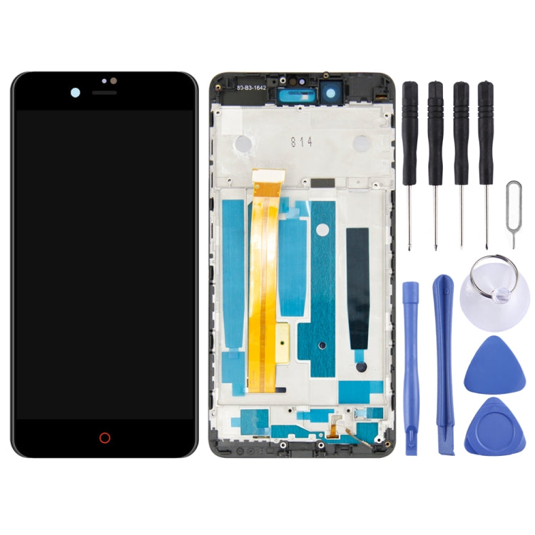 LCD Screen and Digitizer Full Assembly with Frame for ZTE Nubia Z11 Mini S NX549J, For ZTE Nubia Z11 Mini S