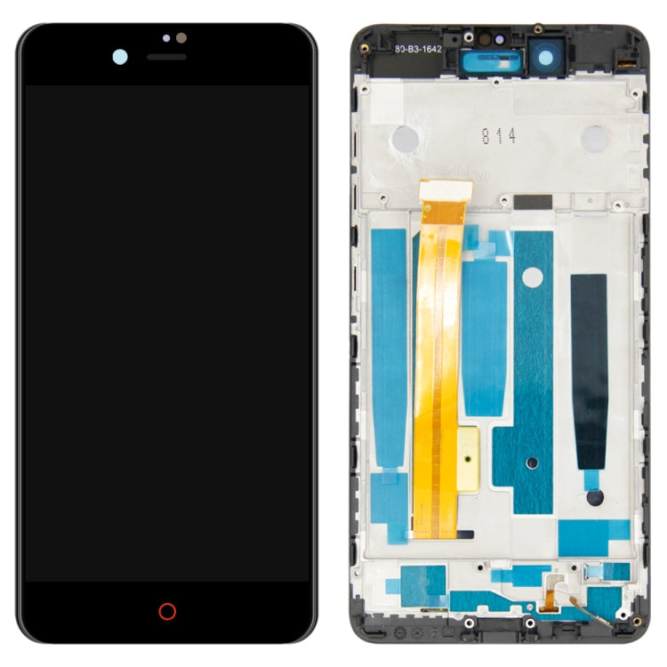 LCD Screen and Digitizer Full Assembly with Frame for ZTE Nubia Z11 Mini S NX549J, For ZTE Nubia Z11 Mini S