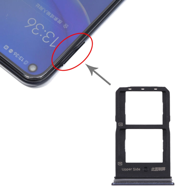 For Vivo Y70s V2002A SIM Card Tray + SIM Card Tray, For Vivo Y70s