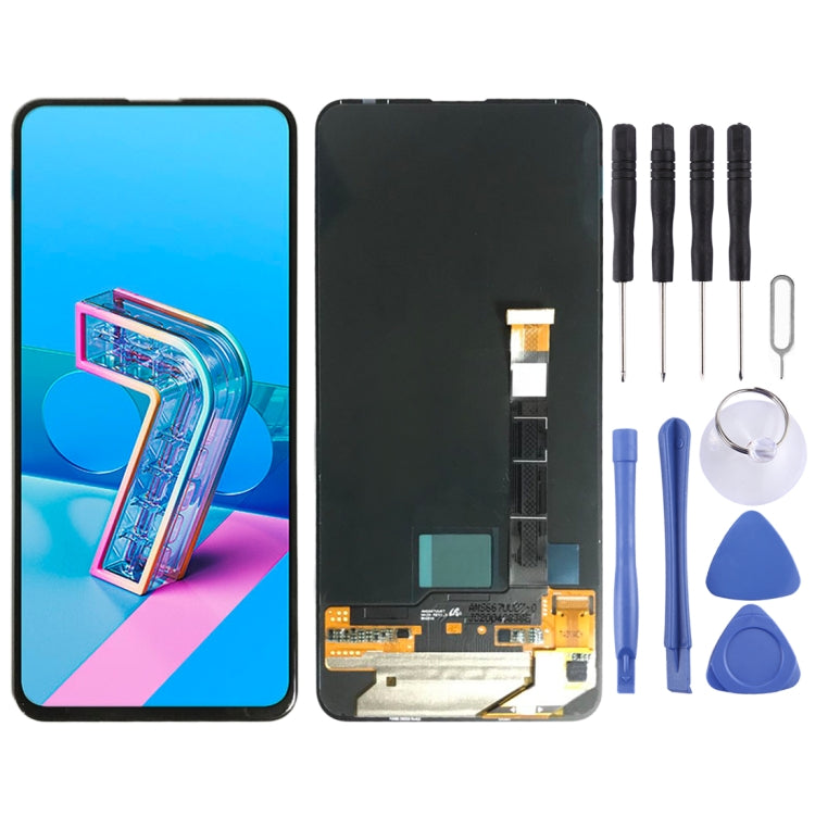 OLED Material LCD Screen and Digitizer Full Assembly for Asus ZenFone 7 / ZenFone 7 Pro ZS671KS ZS670KS, For Asus ZenFone 7(OLED Material)