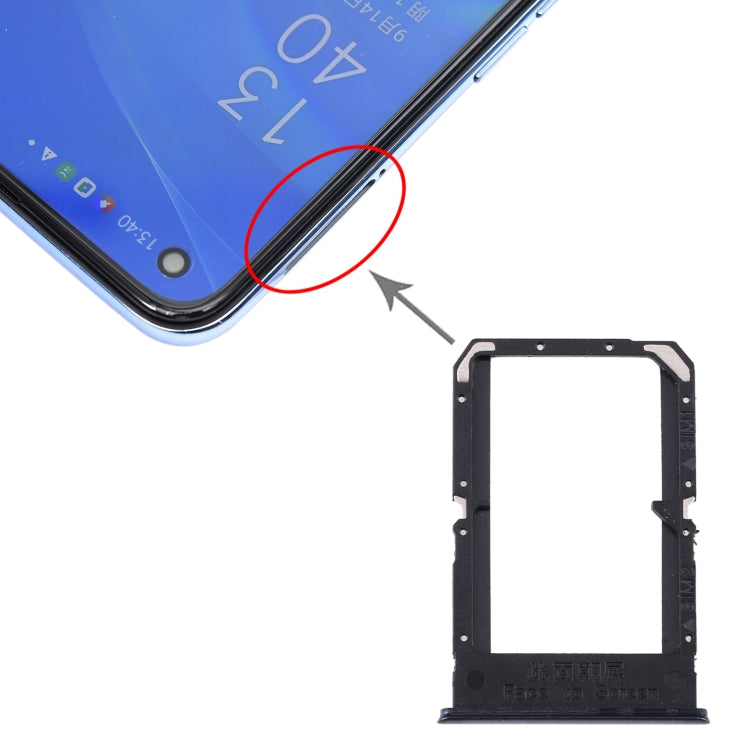 For OPPO Reno4 SE/A93 4G/OPPO Reno4 F/Reno4 Lite/F17 Pro PEAT00 PEAM00 SIM Card Tray + SIM Card Tray, For OPPO Reno4 SE