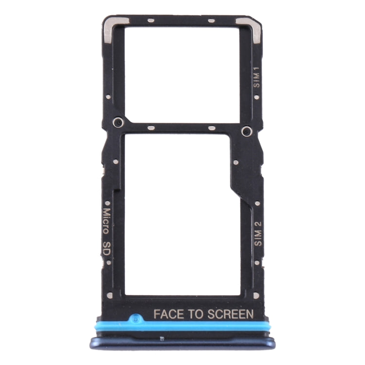 SIM Card Tray + SIM Card Tray / Micro SD Card Tray for Xiaomi Mi 10T Lite 5G, For Xiaomi Mi 10T Lite 5G