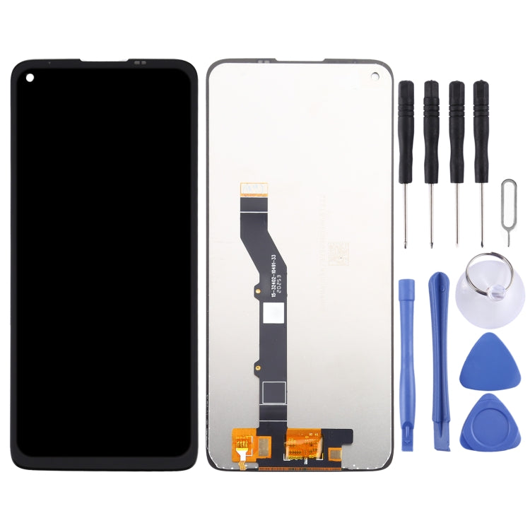 LCD Screen and Digitizer Full Assembly for Motorola Moto G9 Plus XT2087-1, For Motorola Moto G9 Plus