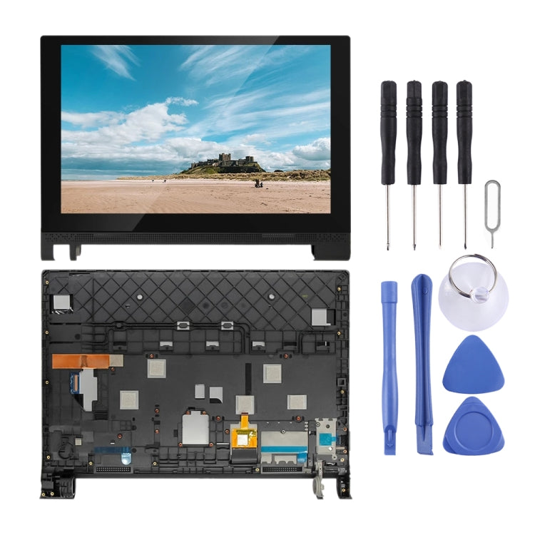 Schermo LCD e digitalizzatore assemblaggio completo con cornice per Lenovo YOGA Tab 3 10.1 YT3-X50F YT3-X50, For Lenovo YOGA Tab 3 10.1