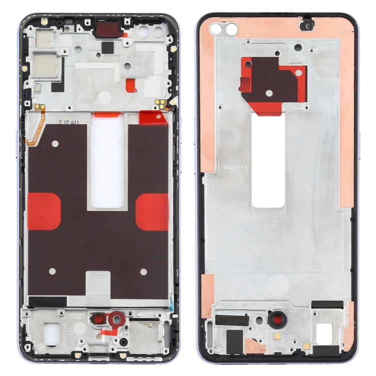 For OPPO Reno4 5G PDPM00, PDPT00, CPH2091 Front Housing LCD Frame Bezel Plate, For OPPO Reno4 5G, For OPPO Reno4 5G(Purple)