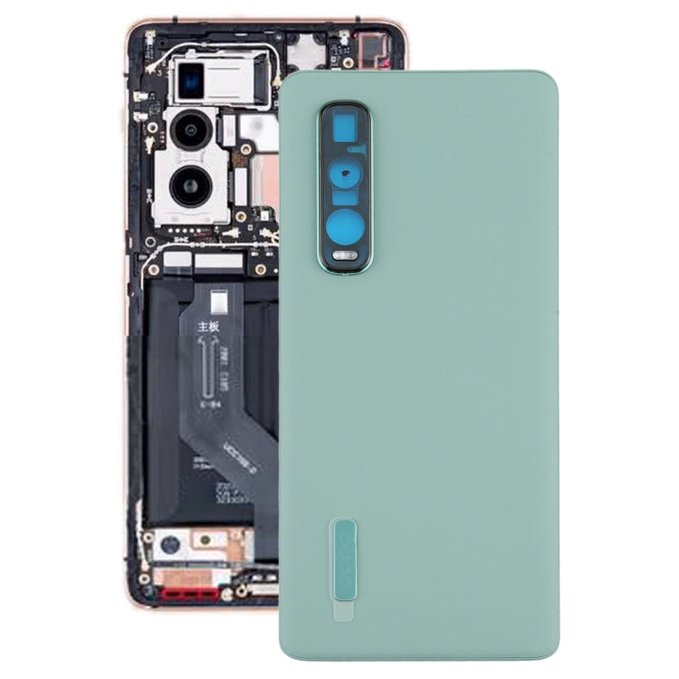 Per OPPO Find X2 Pro CPH2025 PDEM30 Cover posteriore batteria in materiale originale in pelle, For OPPO Find X2 Pro, For OPPO Find X2 Pro (Original)