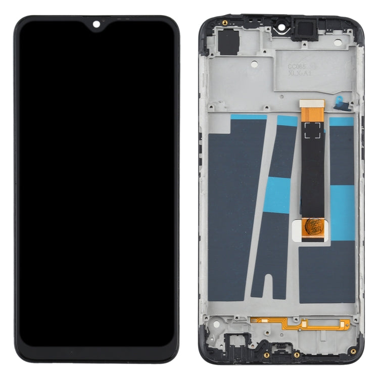 LCD Screen and Digitizer Full Assembly with Frame for OPPO A7(AX7) A7n CPH1901 CPH1903 CPH1905 PBFM00 PBFT00 PCDM00 PCDT00, For OPPO A7