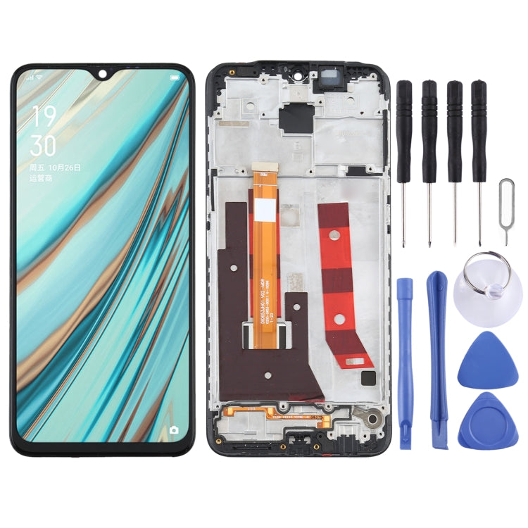 LCD Screen and Digitizer Full Assembly with Frame for OPPO A9/A9x PCAM10 CPH1938 PCEM00, For OPPO A9