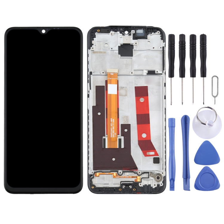 LCD Screen and Digitizer Full Assembly with Frame for OPPO A9/A9x PCAM10 CPH1938 PCEM00, For OPPO A9