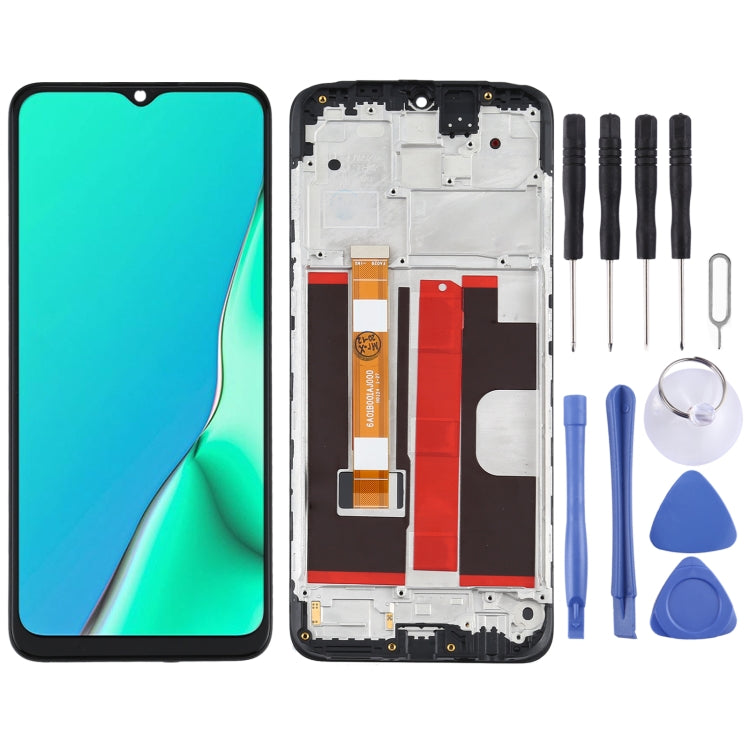 LCD Screen and Digitizer Full Assembly with Frame for OPPO A9 (2020) / A11x / A11 CPH1937 CPH1939 CPH1941 PCHM10 PCHT10, For OPPO A9 (2020)