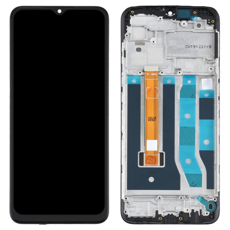 Schermo LCD e digitalizzatore assemblaggio completo con cornice per OPPO A8 PDBM00, For OPPO A8