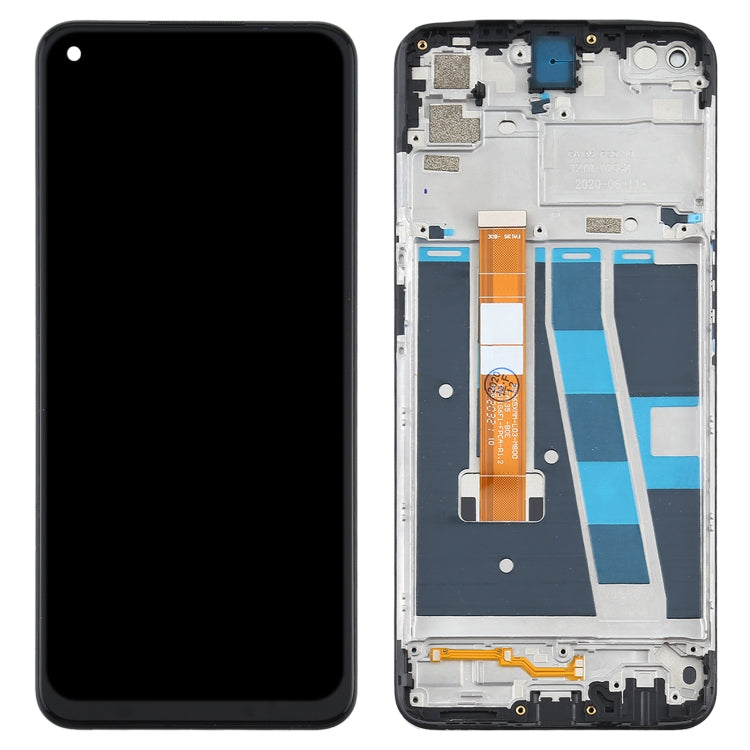 Schermo LCD originale e digitalizzatore assemblaggio completo con telaio per OPPO A52/A92 CPH2061 CPH2069 PADM00 PDAM10, For OPPO A52/A92