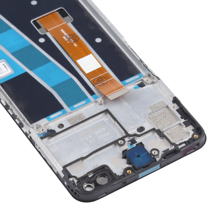 Schermo LCD originale e digitalizzatore assemblaggio completo con telaio per OPPO A72 (2020) versione LTE CPH2067, For OPPO A72