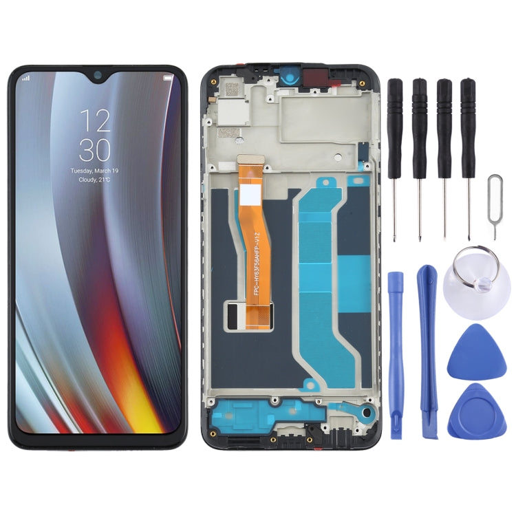 LCD Screen and Digitizer Full Assembly with Frame for OPPO Realme 3 Pro / Realme X Lite RMX1851, For OPPO Realme 3 Pro