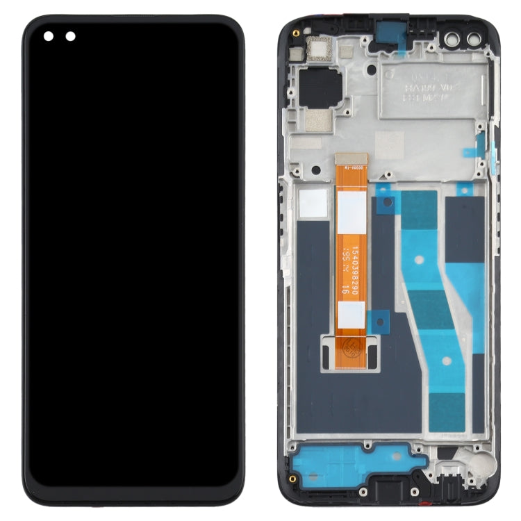 LCD Screen and Digitizer Full Assembly with Frame for OPPO Realme 6 Pro RMX2061 RMX2063, For OPPO Realme 6 Pro