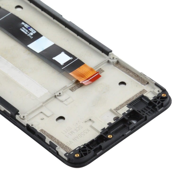 Original LCD Screen and Digitizer Complete Assembly with Frame for Nokia C2, For Nokia C2