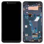 LCD Screen and Digitizer Full Assembly with Frame for LG G8s ThinQ LMG810, LM-G810, LMG810EAW, For LG G8s ThinQ