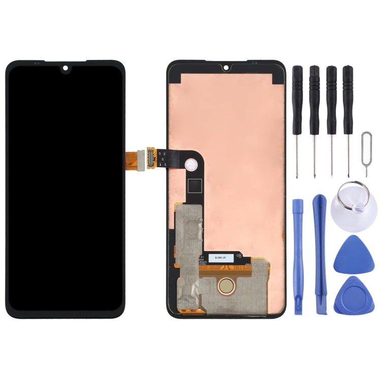 Original LCD Screen and Digitizer Full Assembly for LG V50s ThinQ LM-V510N, For LG V50s ThinQ