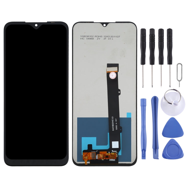 LCD Screen and Digitizer Full Assembly for LG K41s LMK410EMW / LM-K410EMW / LM-K410, For LG K41s