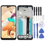 Schermo LCD e digitalizzatore assemblaggio completo con cornice per LG K41s LMK410EMW, LM-K410EMW, LM-K410, For LG K41s