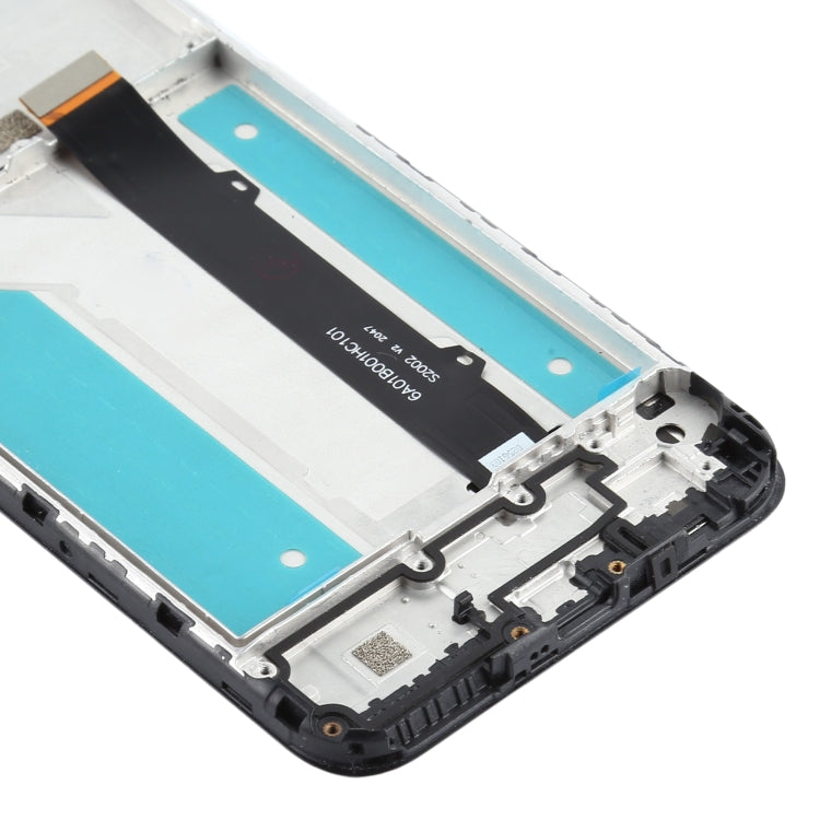 LCD Screen and Digitizer Full Assembly with Frame for LG K41s LMK410EMW, LM-K410EMW, LM-K410, For LG K41s