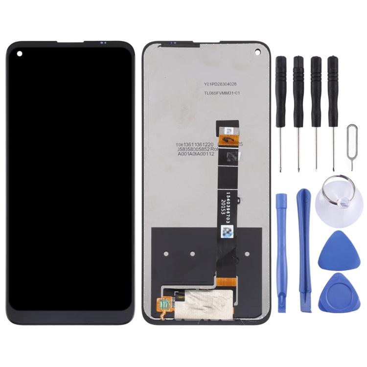 LCD Screen and Digitizer Complete Assembly for LG Q61, For LG Q61