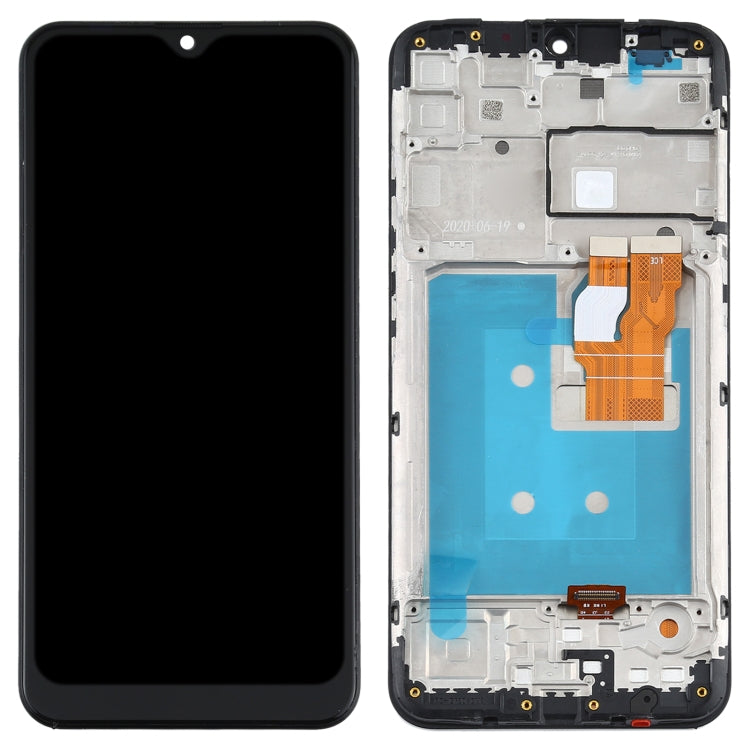 LCD Screen and Digitizer Full Assembly with Frame for LG K22 LMK200Z, LMK200E, LMK200B, LM-K200, For LG K22