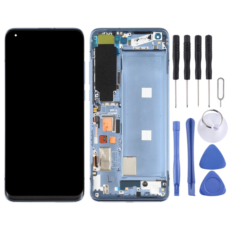 LCD Screen and Digitizer Full Assembly with Frame for Xiaomi Mi 10 5G / Mi 10 Pro 5G M2001J2G, M2001J2I (S Version), For Xiaomi Mi 10 5G(S Version)(Grey), For Xiaomi Mi 10 5G (S Version)(Gold)