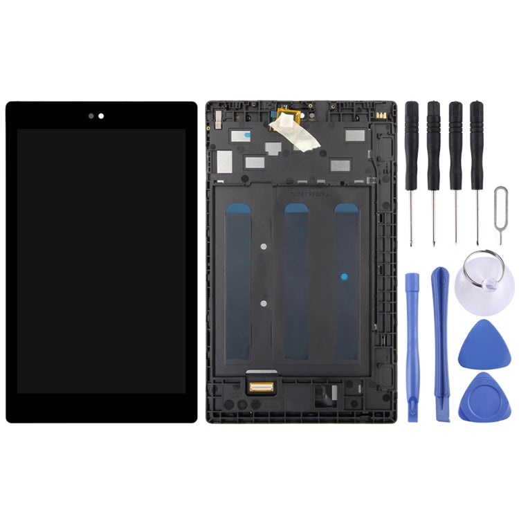 LCD Screen and Digitizer Full Assembly with Frame for Amazon Fire HD 8 (2018) 8th Generation L5S83A, For Amazon Fire HD 8 (2018)