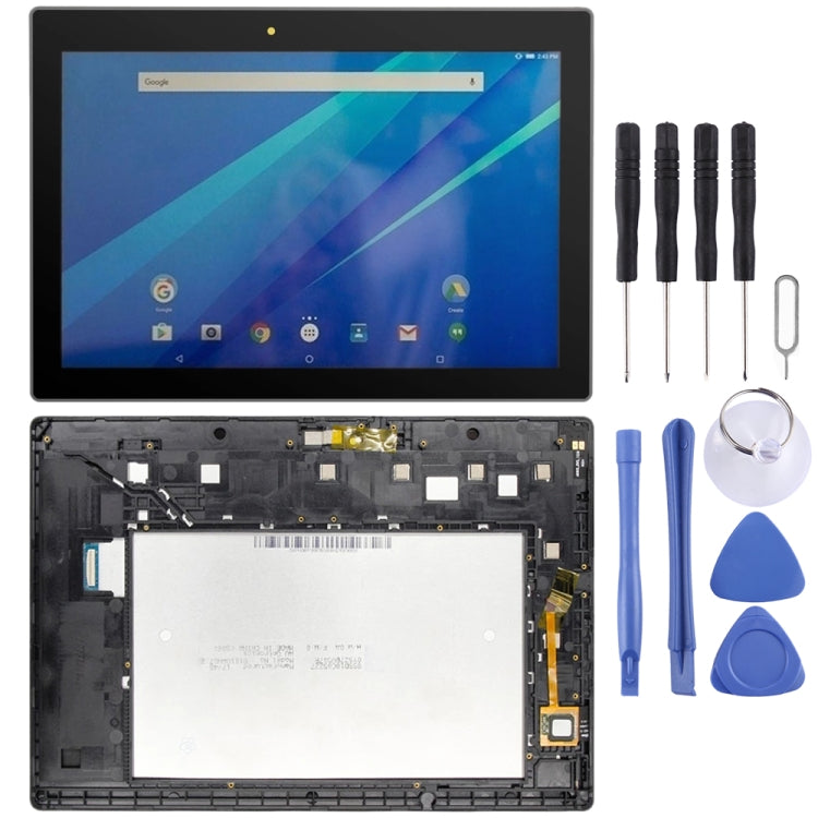 Schermo LCD e digitalizzatore assemblaggio completo con telaio per Lenovo Tab 3 10 Plus ZA0Y ZA0X TB3-X70L TB3-X70F TB3-X70N TB3-X70, For Lenovo Tab 3 10 Plus