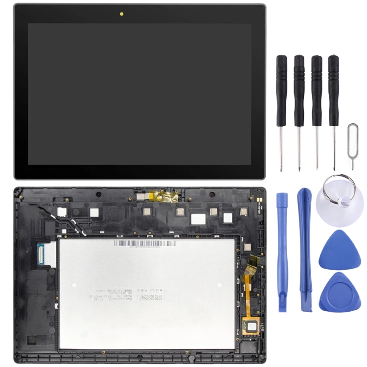 LCD Screen and Digitizer Full Assembly with Frame for Lenovo Tab 3 10 Plus ZA0Y ZA0X TB3-X70L TB3-X70F TB3-X70N TB3-X70, For Lenovo Tab 3 10 Plus