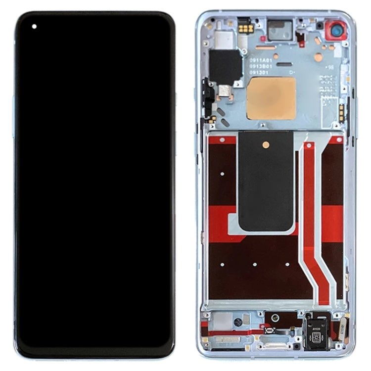 For OnePlus 8T 5G KB2001 KB2000 KB2003 AMOLED LCD Screen Digitizer Full Assembly with Frame,For OnePlus 8T 5G