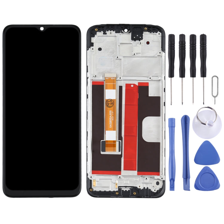 LCD Screen and Digitizer Full Assembly with Frame for OPPO A5 (2020) CPH1931 CPH1959 CPH1933 CPH1935 CPH1943, For OPPO A5 (2020)